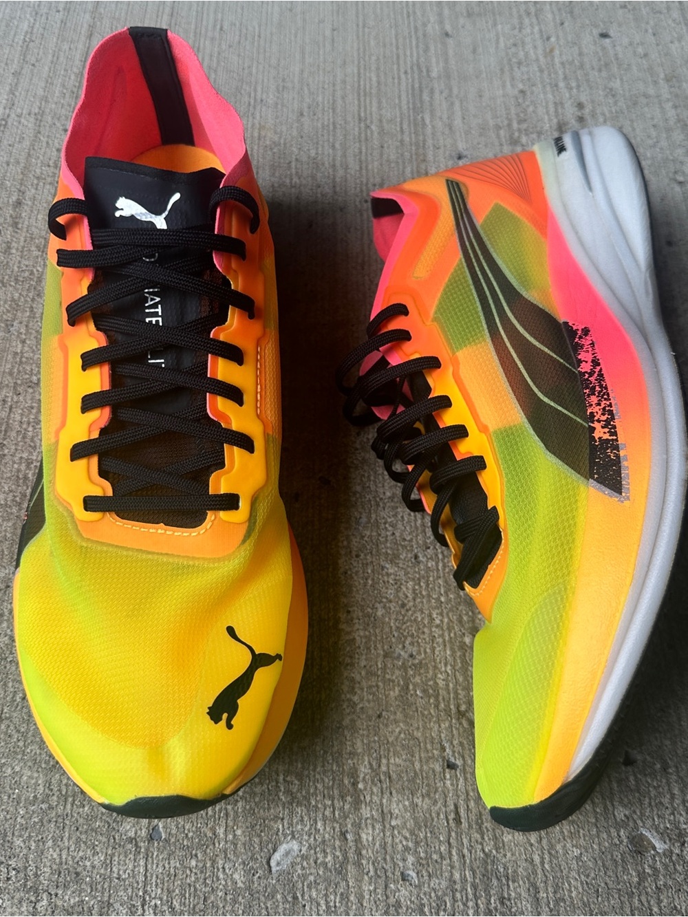 Puma Deviate Nitro Elite Fireglow men’s 11
